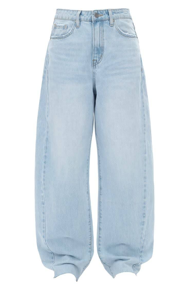 Light Blue Wide Leg Jeans