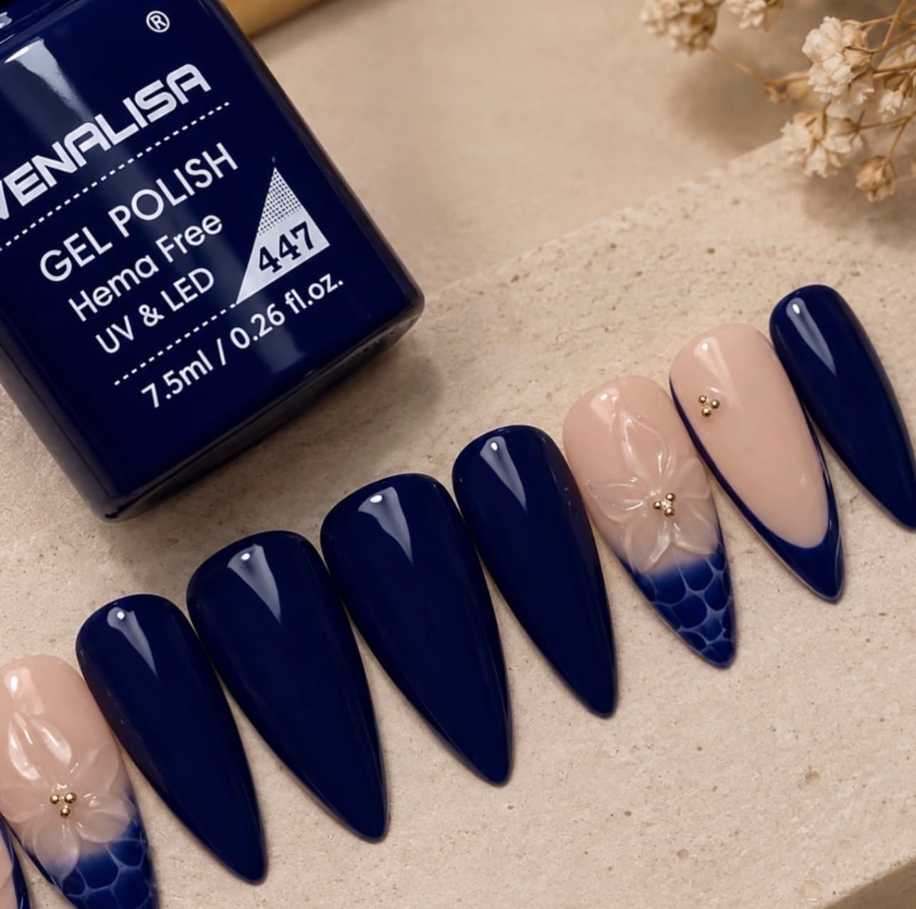 Vernis Semi-Permanent Venalisa (7.5 ml) – Teinte 447