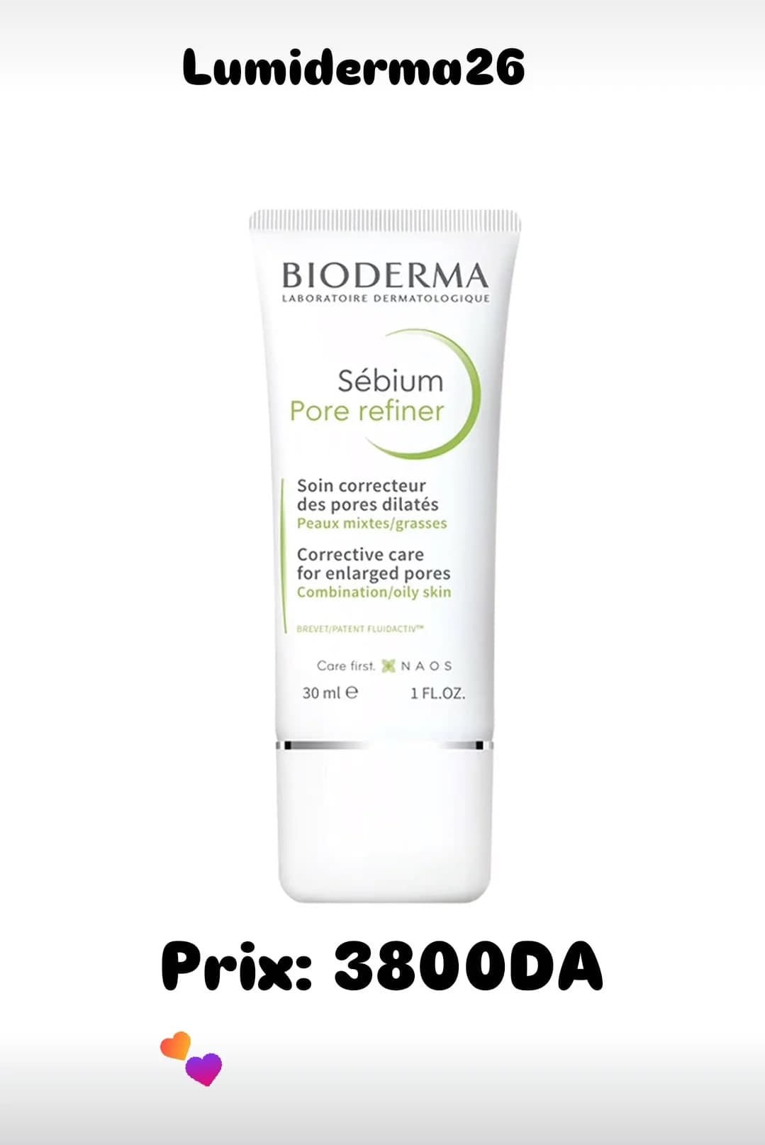 Bioderma Sébium Pore Refiner (كريم لتصغير مظهر المسام للبشرة المختلطة والدهنية)