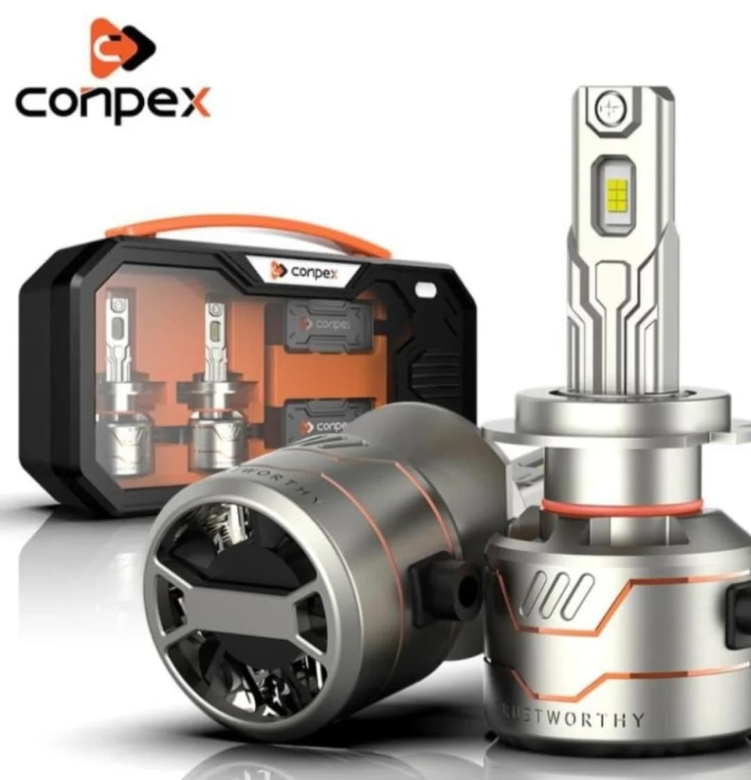 مصابيح إضاءة LED لسيارات من نوع Conpex FX Series (FX5) بقوة 36,000 لومينز للزوج