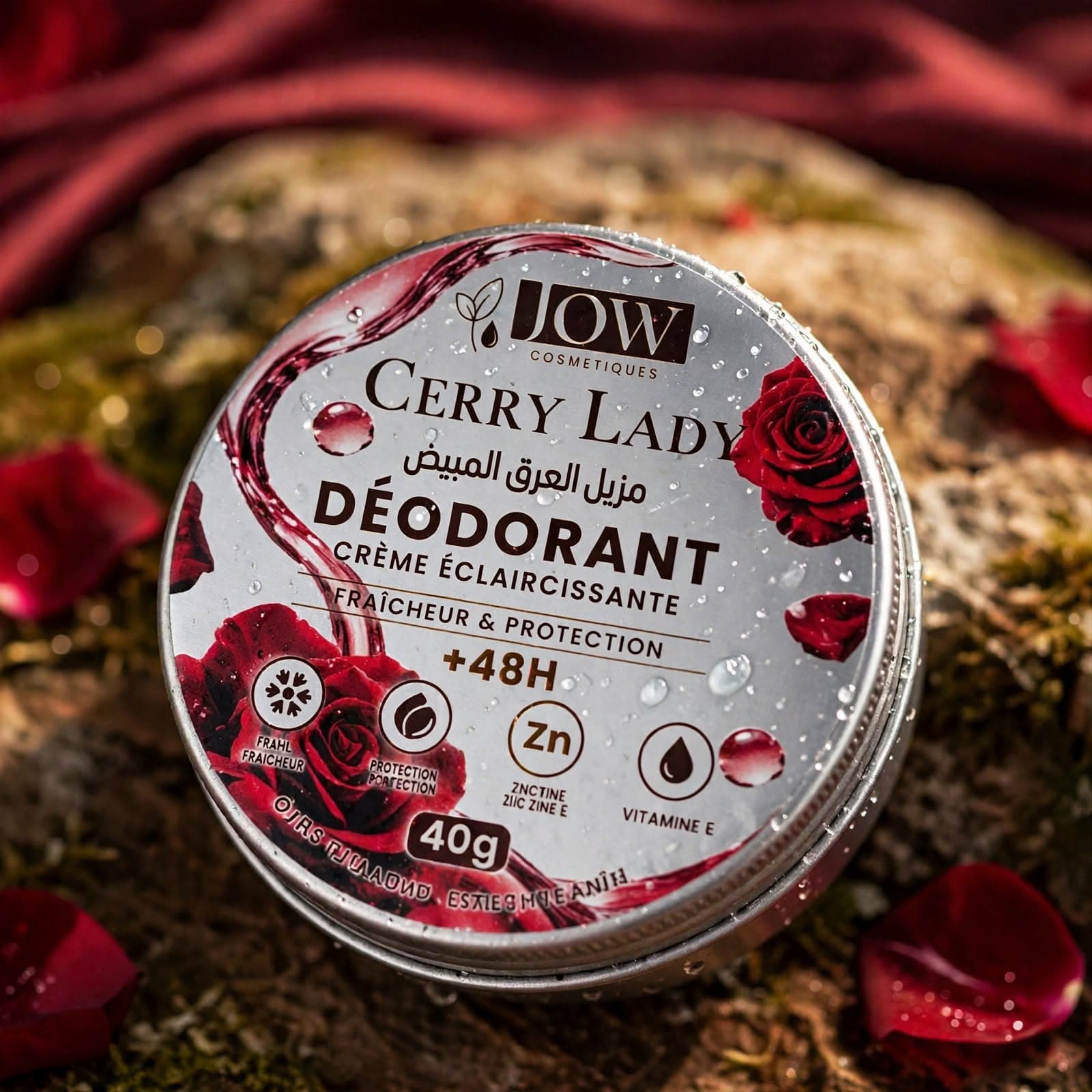 كريم مزيل العرق ومبيض Cherry Ladyللنساء