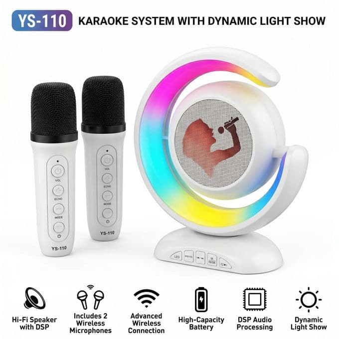 Wireless lightshow speaker