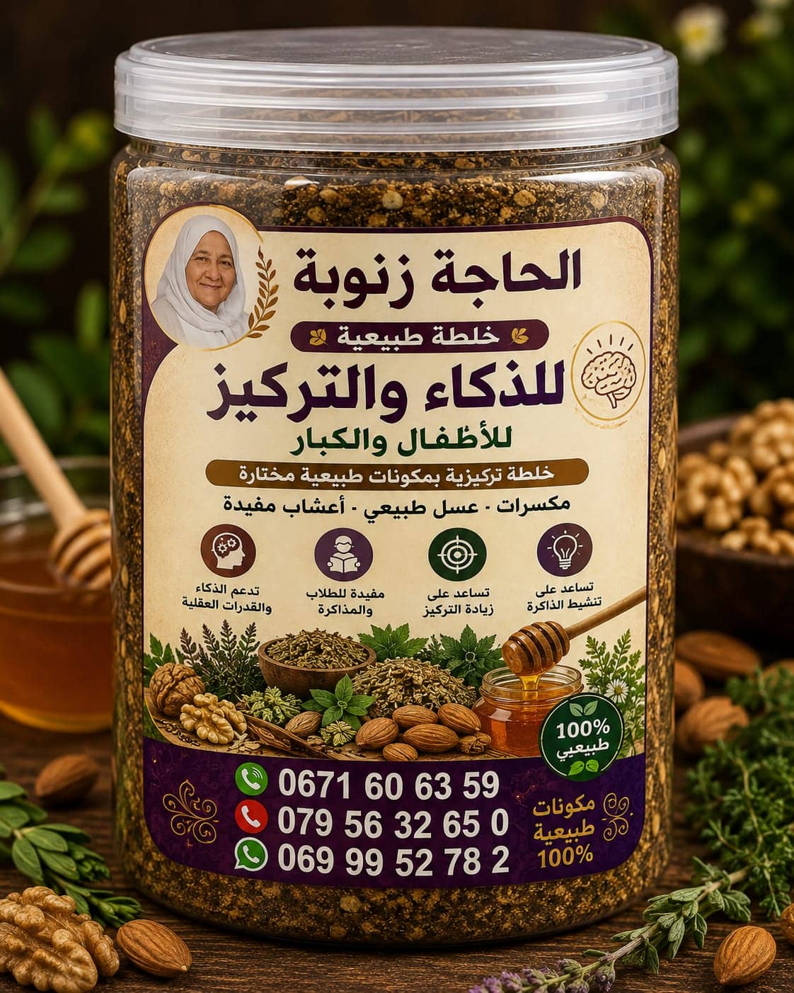 خلطة ذكاءً و تركيز الطبيعية