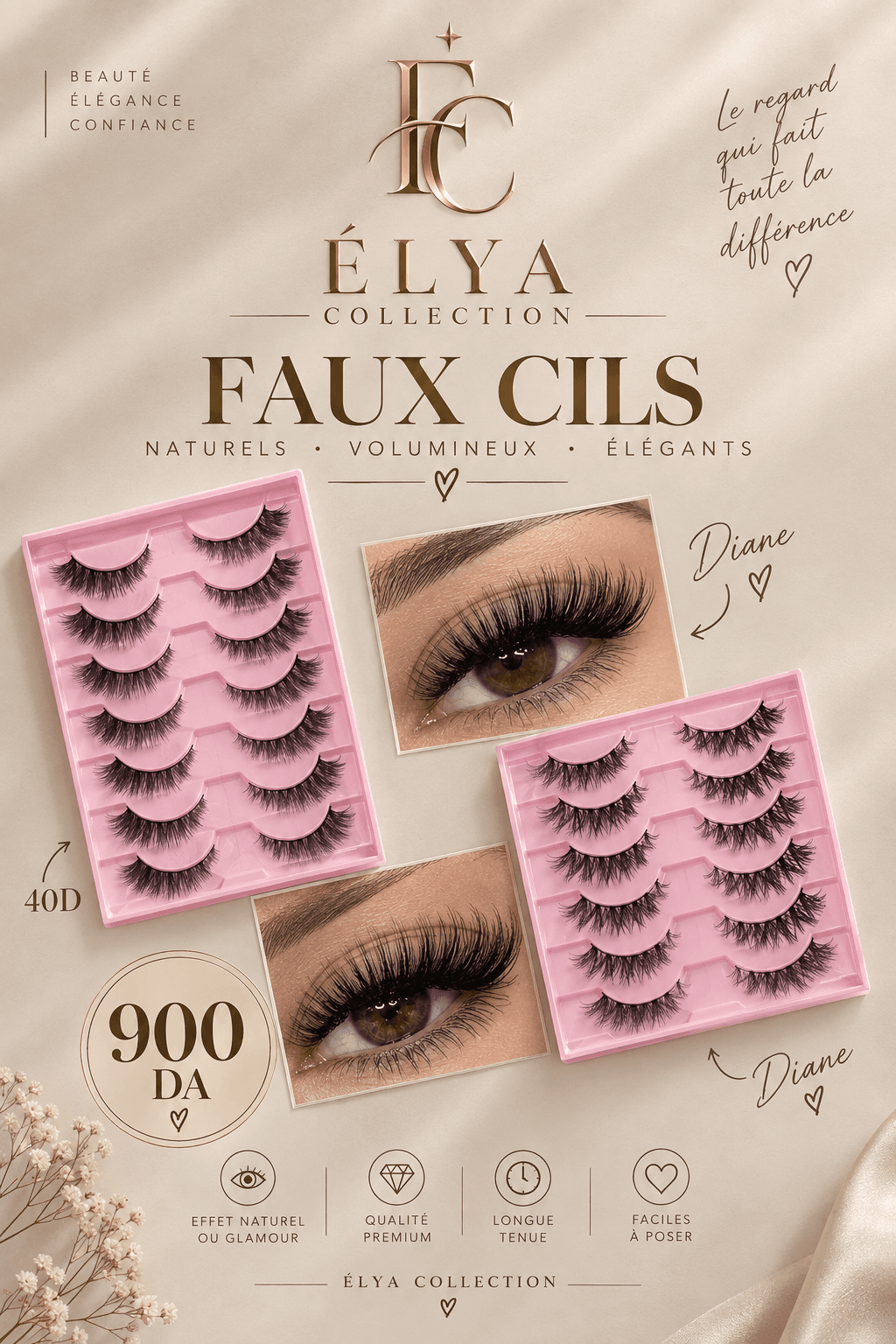 Extension de cils 40D