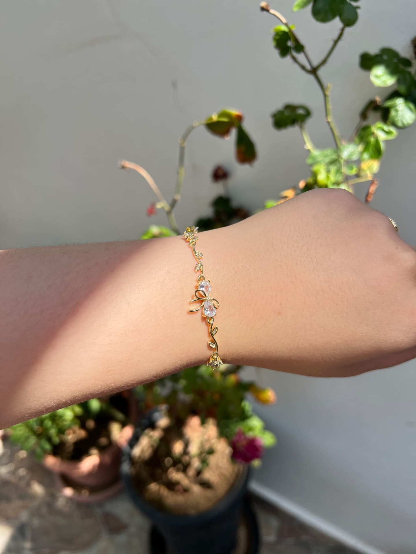 Gourmette cristal bloom