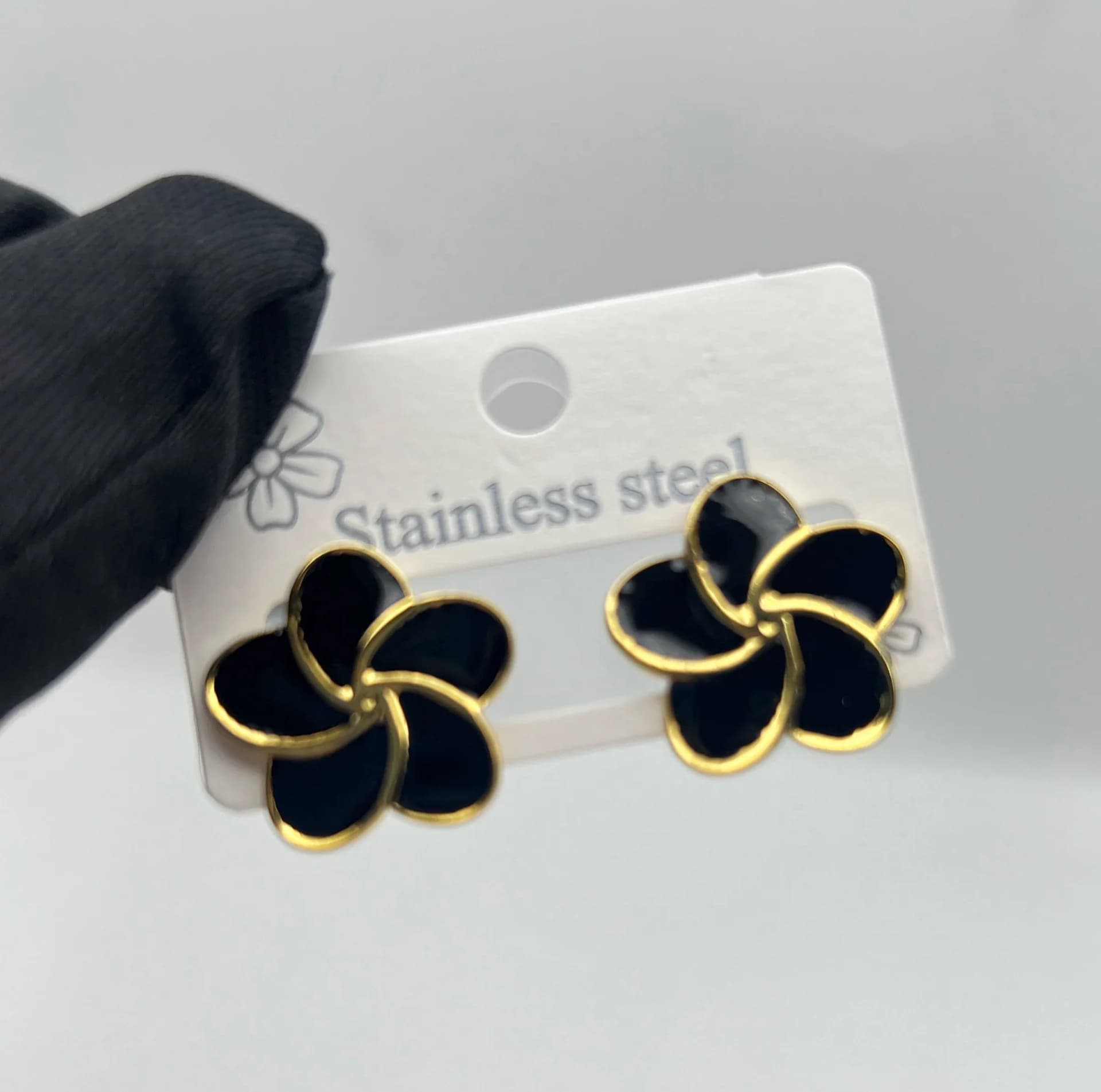 Boucles d'oreilles en acier inoxydable 🌸