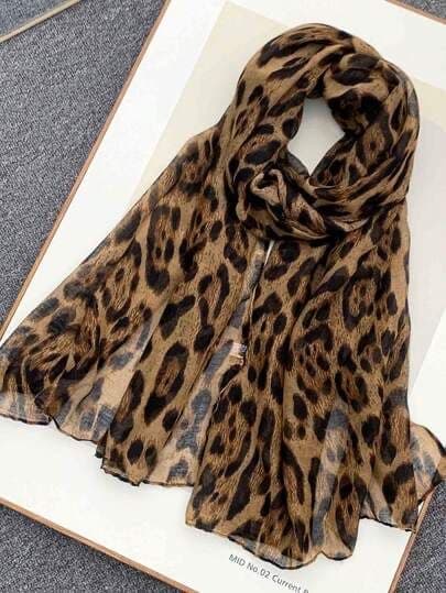 Foulard Leopard