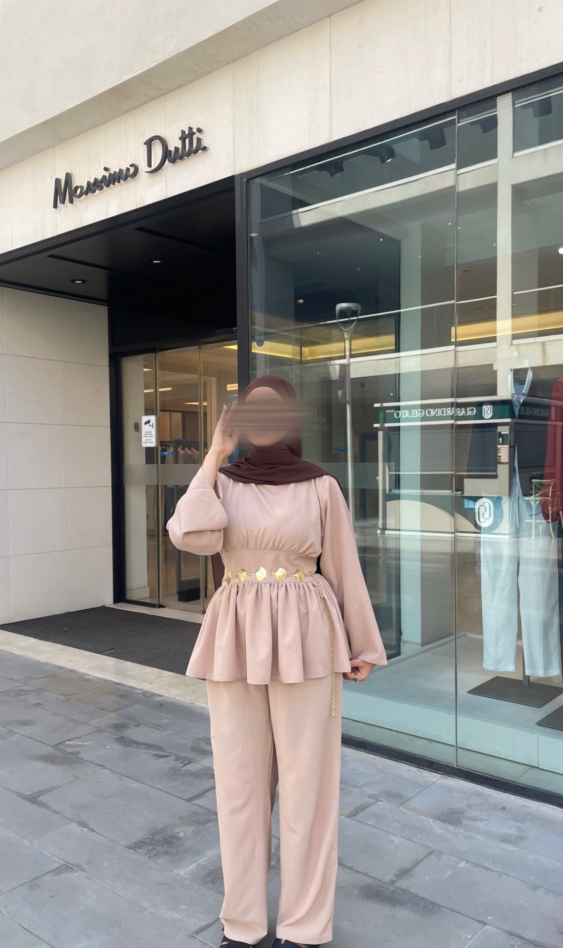 Ensemble beige
