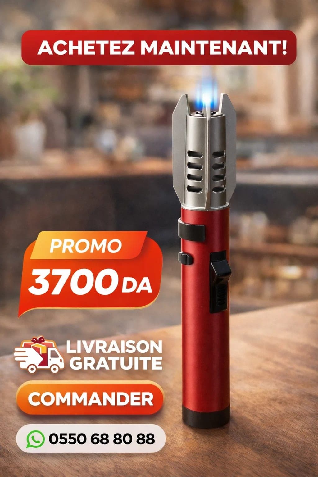 jet flamme
