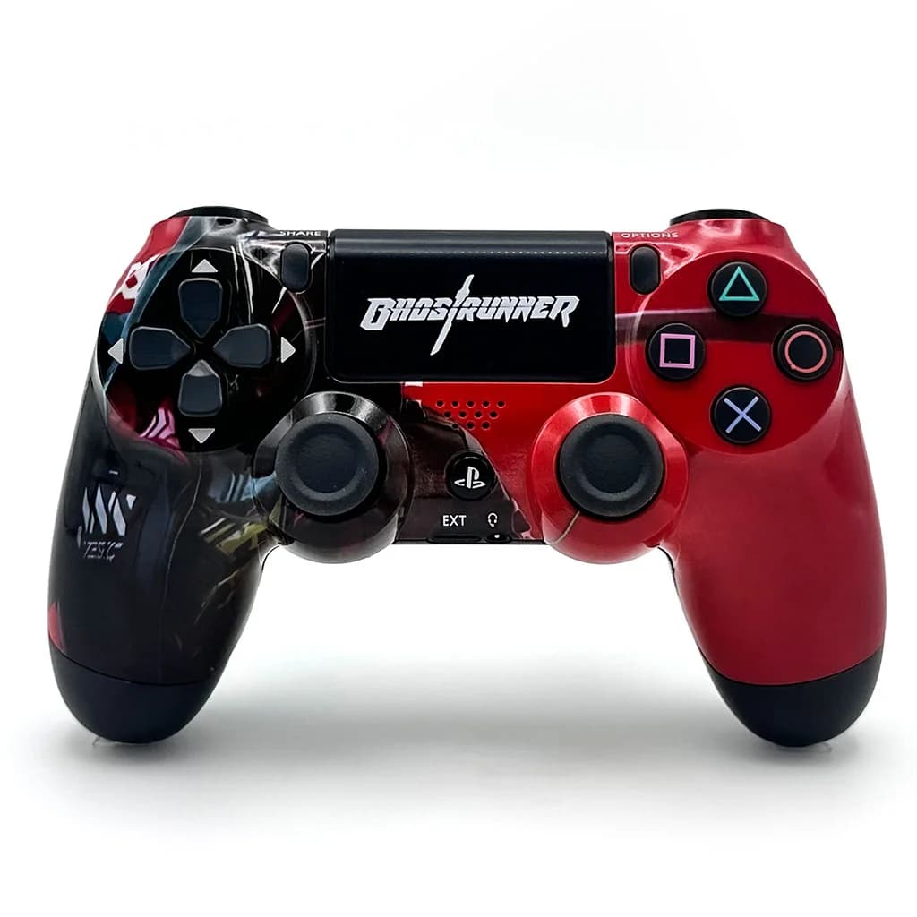 SONY DualShock Manette PS4 Sans Fil, Batterie Rechargeable (High Copy) – Edition Ghost Runner