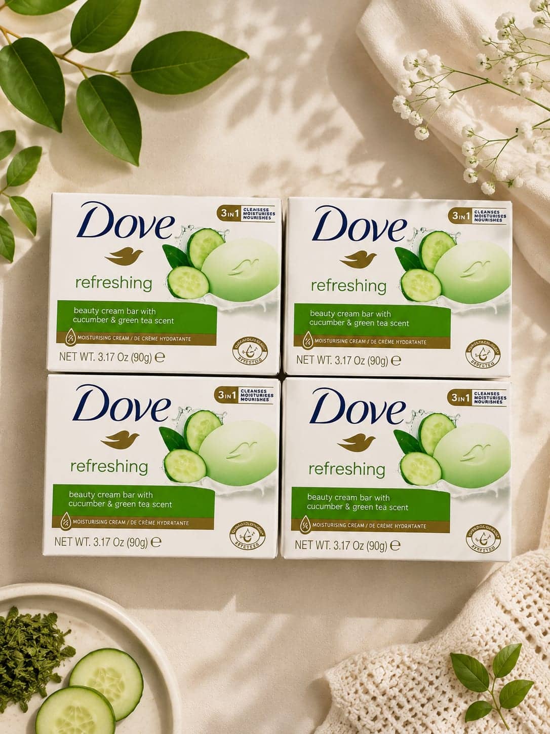 Dove Refreshing بالخيار والشاي الأخضر