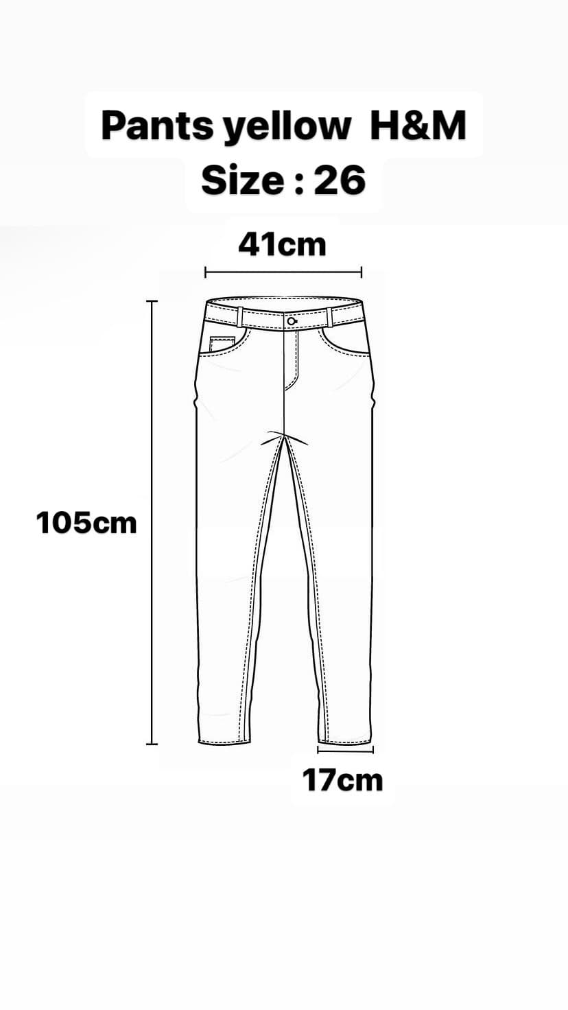 Original pants chino H&M / 26