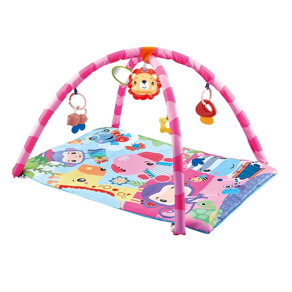 Tapis D’Eveil Animaux pour Bébé avec Miroir