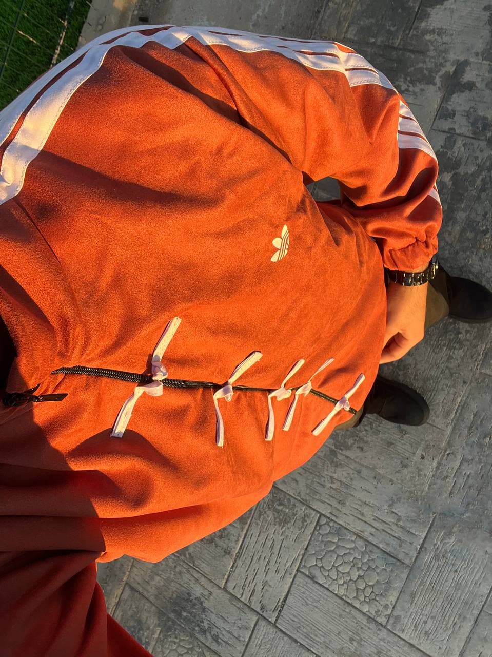 Red Chinese jacket