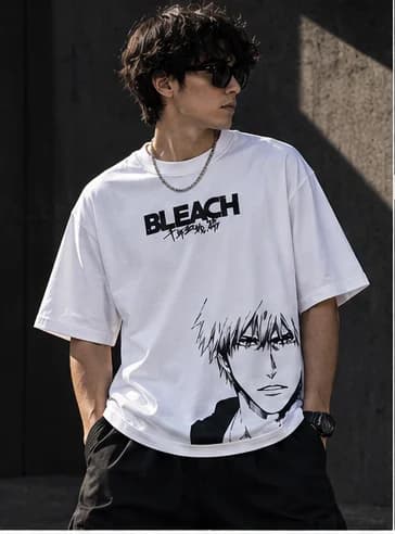 t-shirt oversize prenium BLEACH