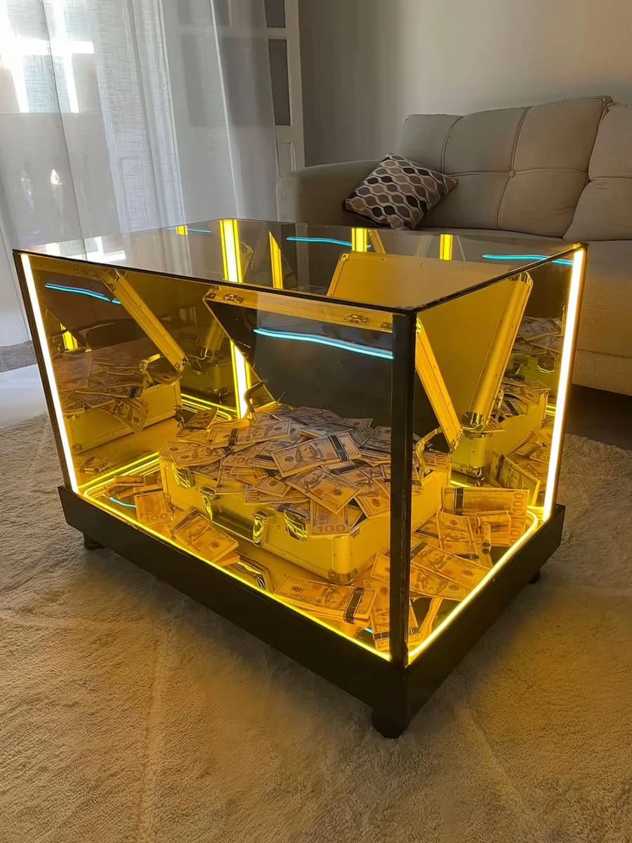 طاولة 3D مضيئة