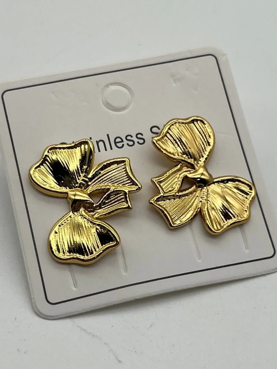 Boucles d'oreilles en acier inoxydable