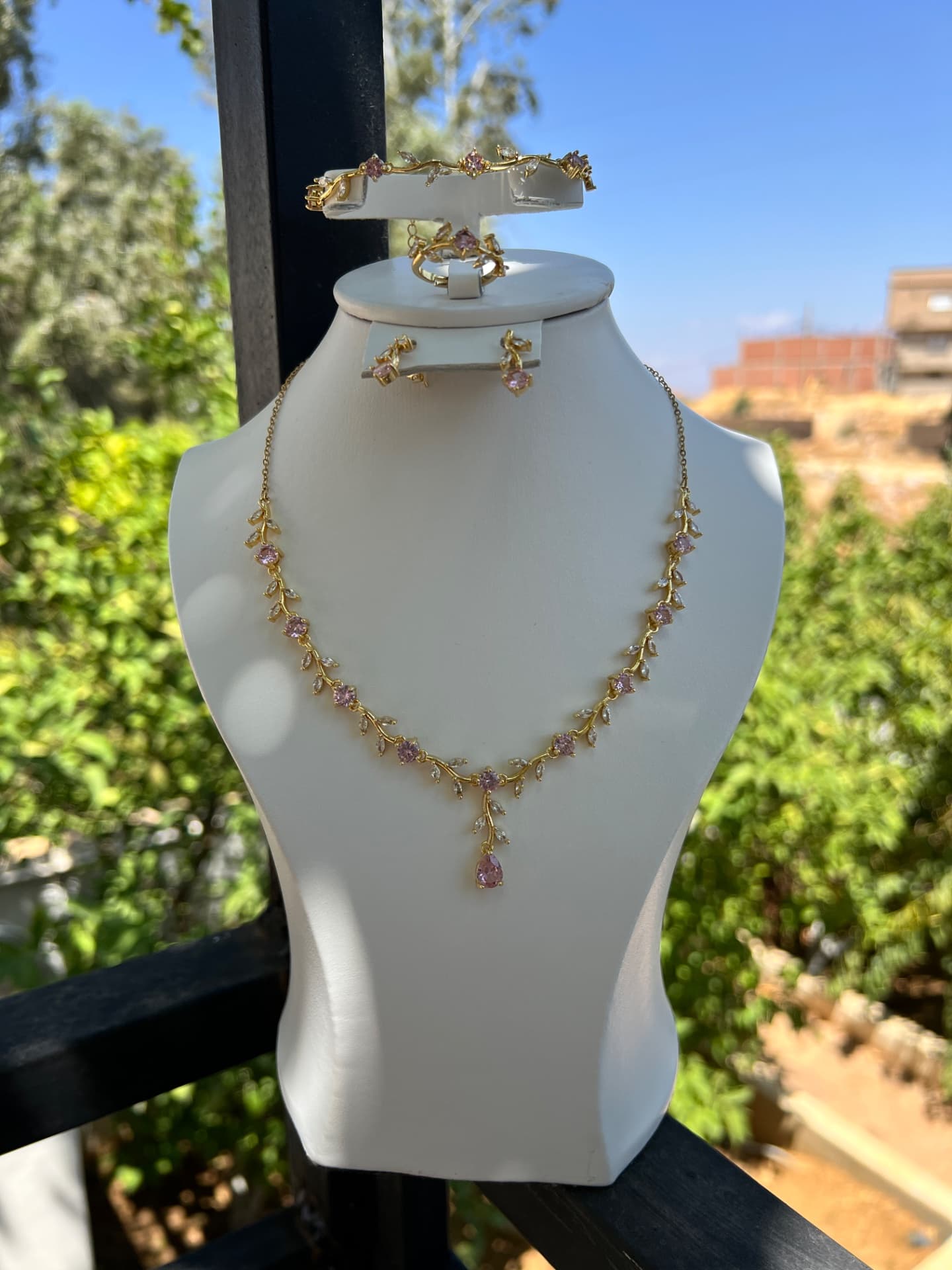 Parure tulipes