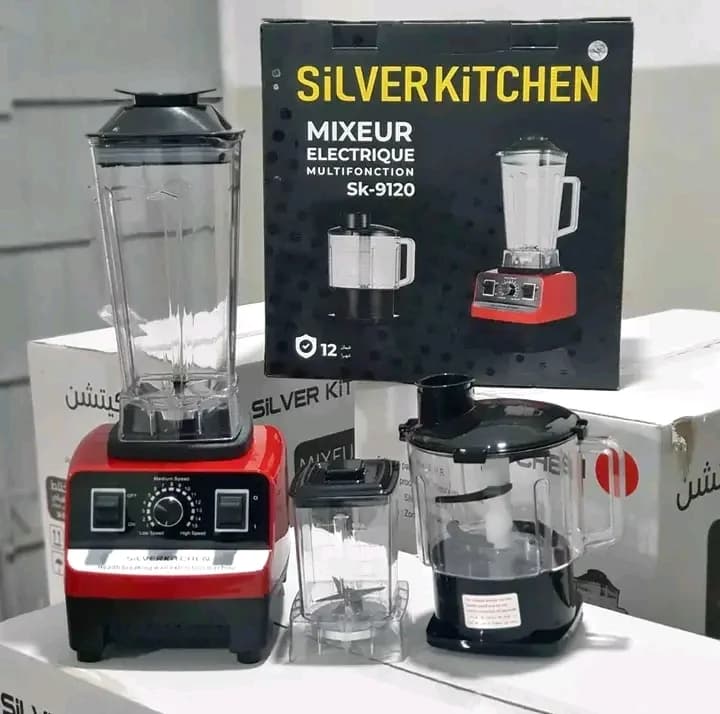 🔥 Blender 3 Tasses Silver Kitchen 🔥