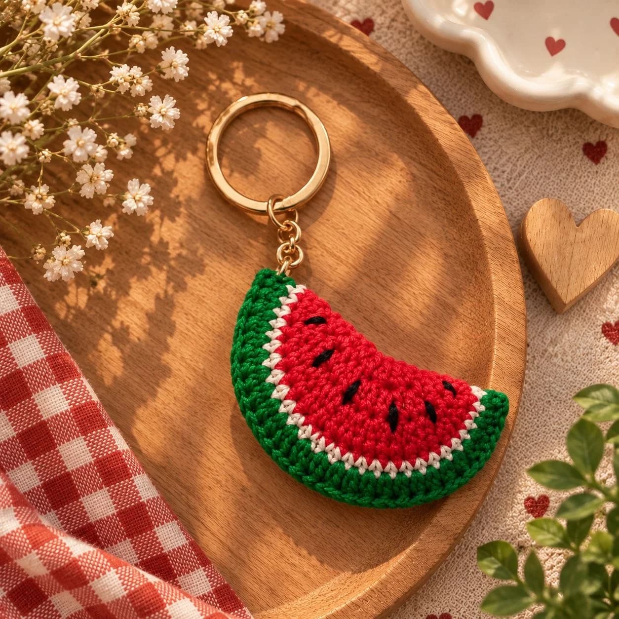 Watermelon keychain