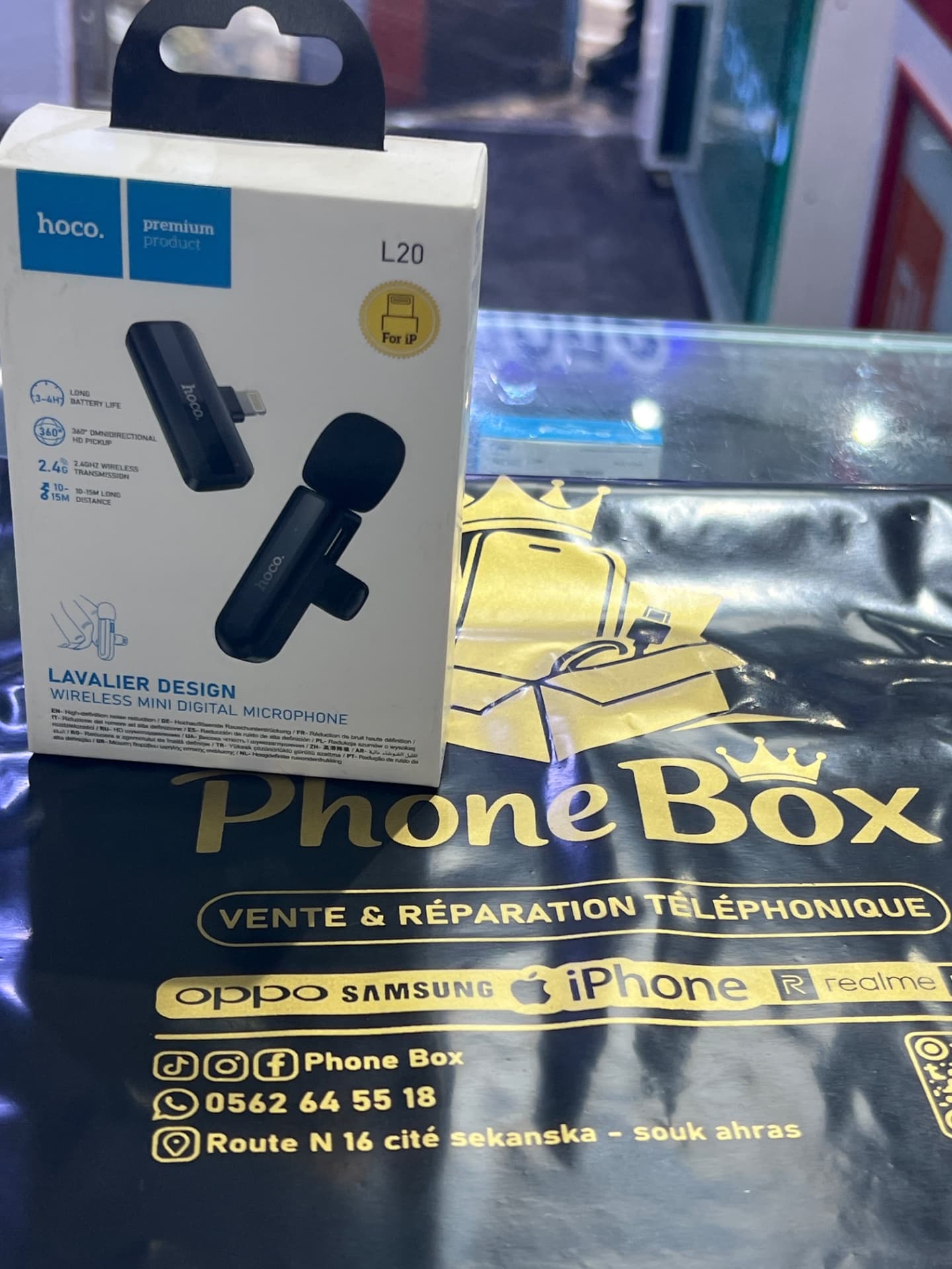 Microphone digital hoco original iOS