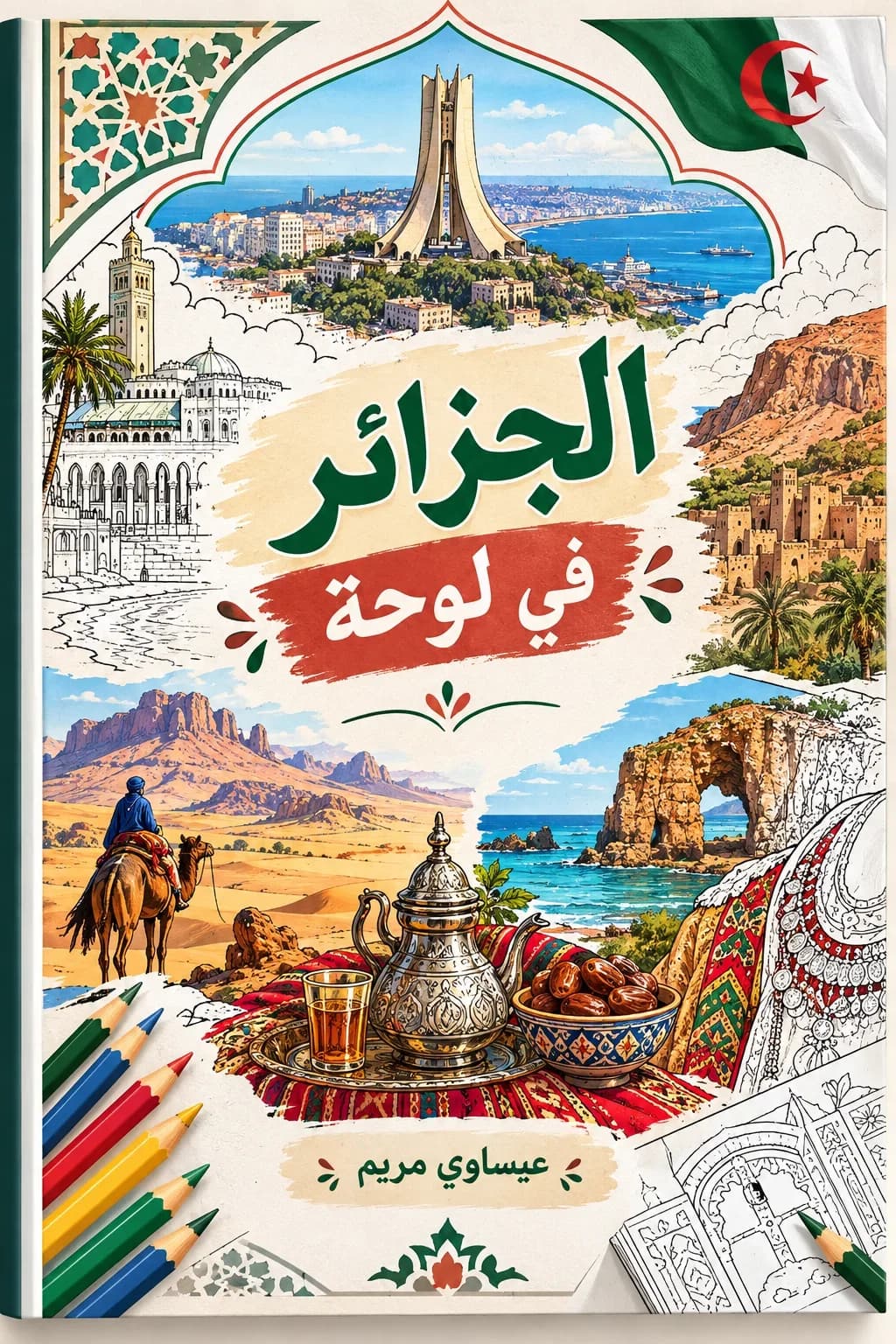 كتاب تلوين "الجزائر في لوحة "