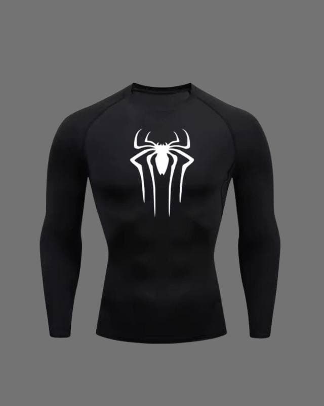 Compression shirt spiderman