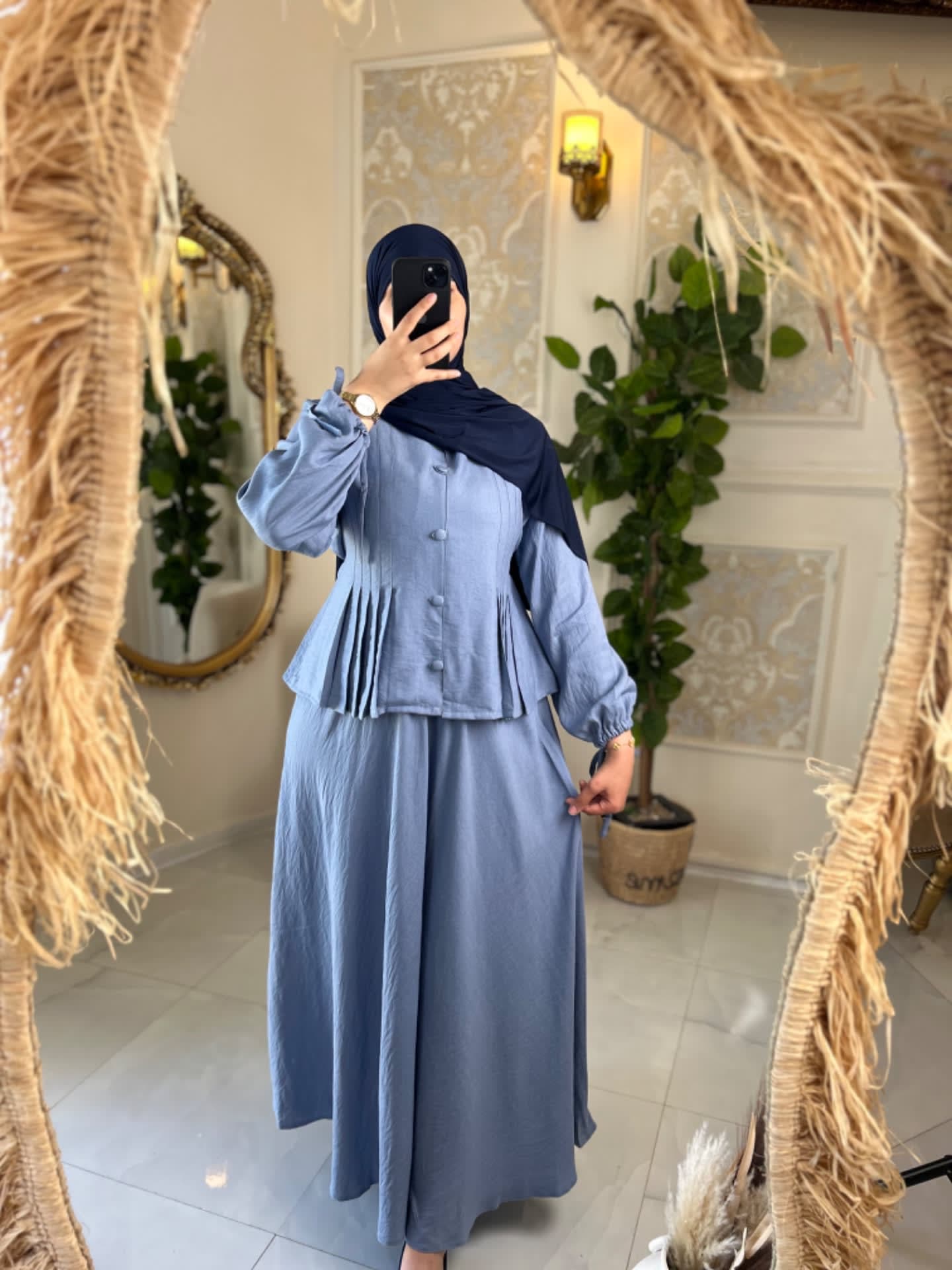 Ensemble Rosa bleu