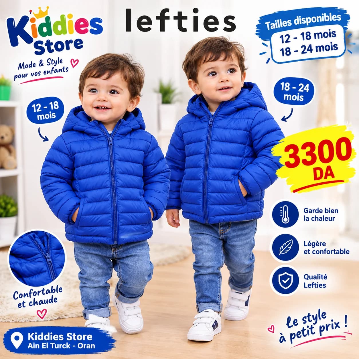 Doudoune Lefties baby original