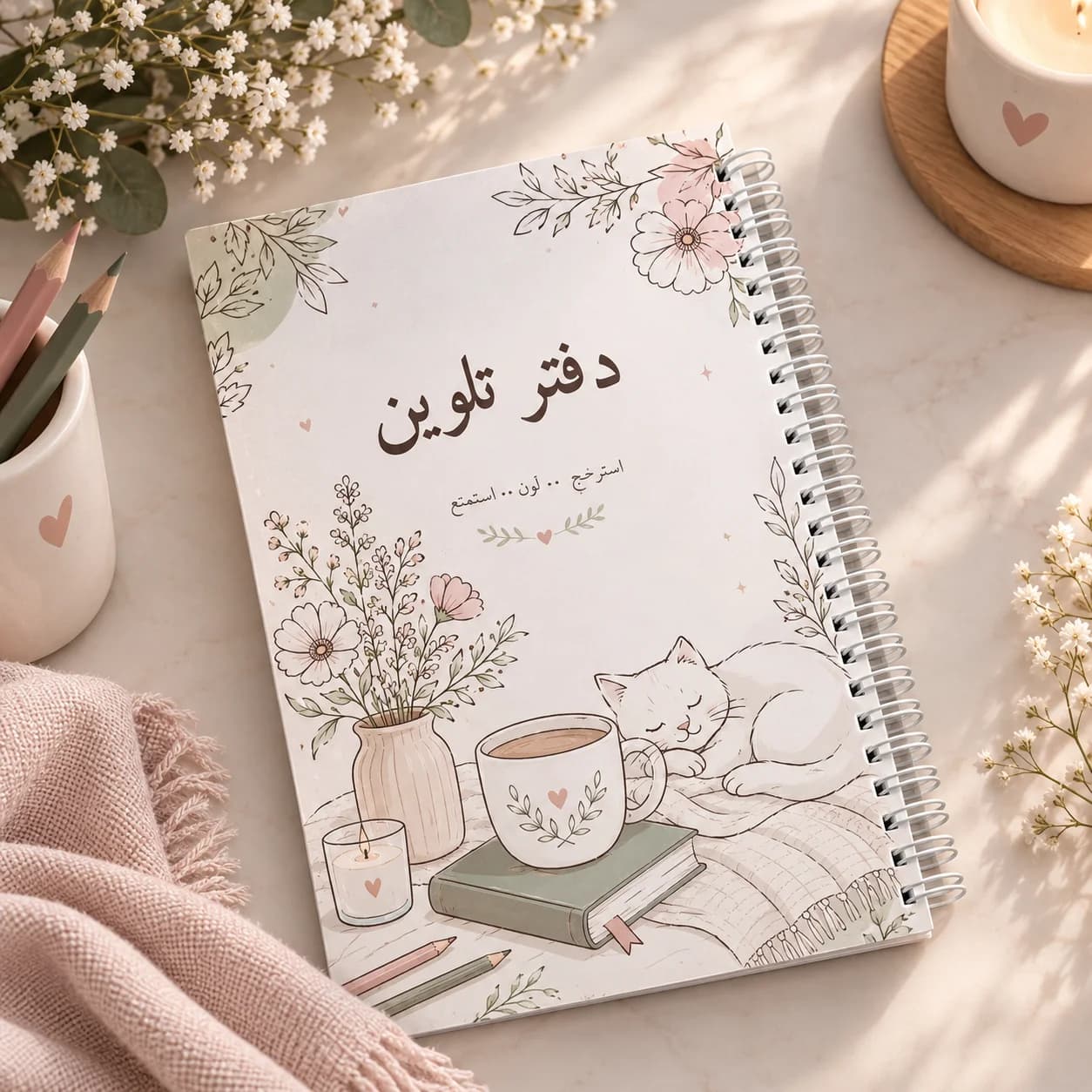 دفتر تلوين واسترخاء | Coloring & Relaxation Book