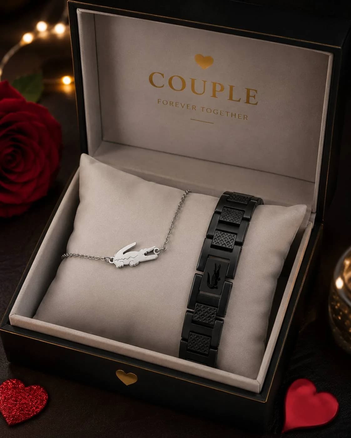 🐊Bracelet couple Lacoste