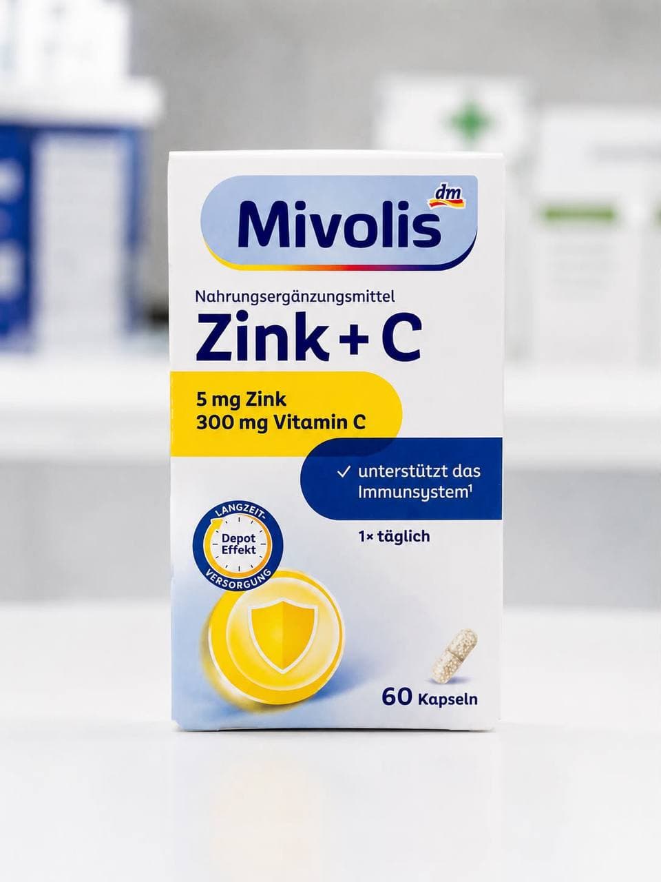 Mivolis Zink + C — 60 capsules