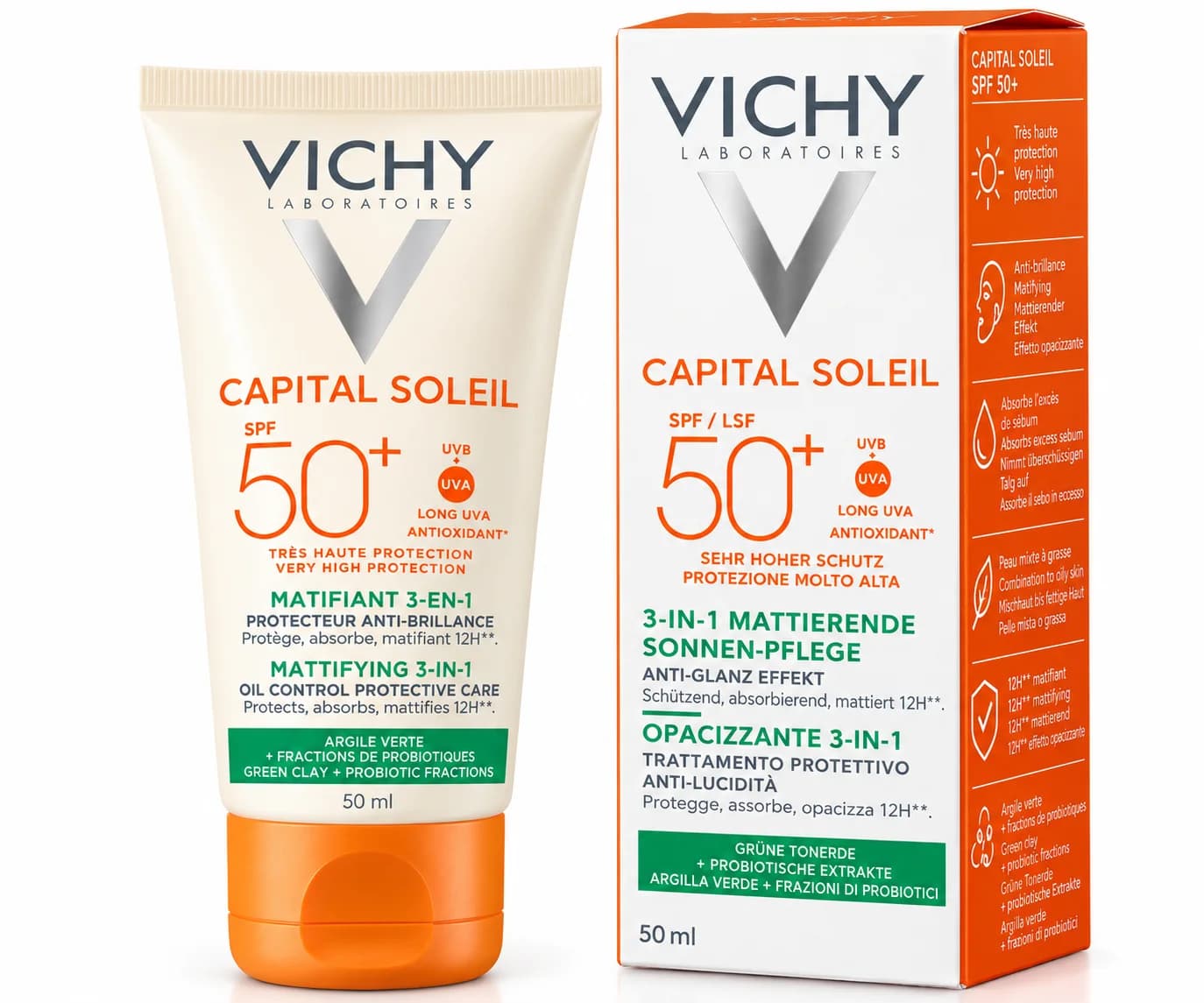 Vichy Capital Soleil Mattifying 3-in-1 SPF 50+