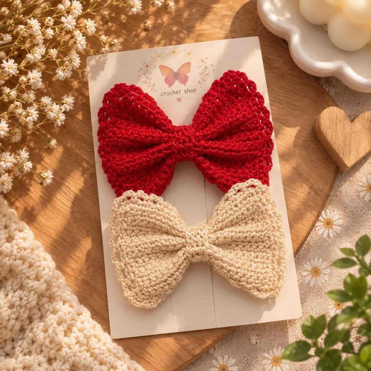 bow hair clip