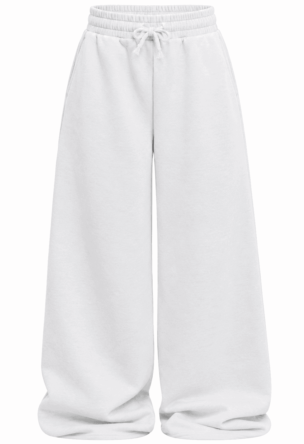 Pants open leg white