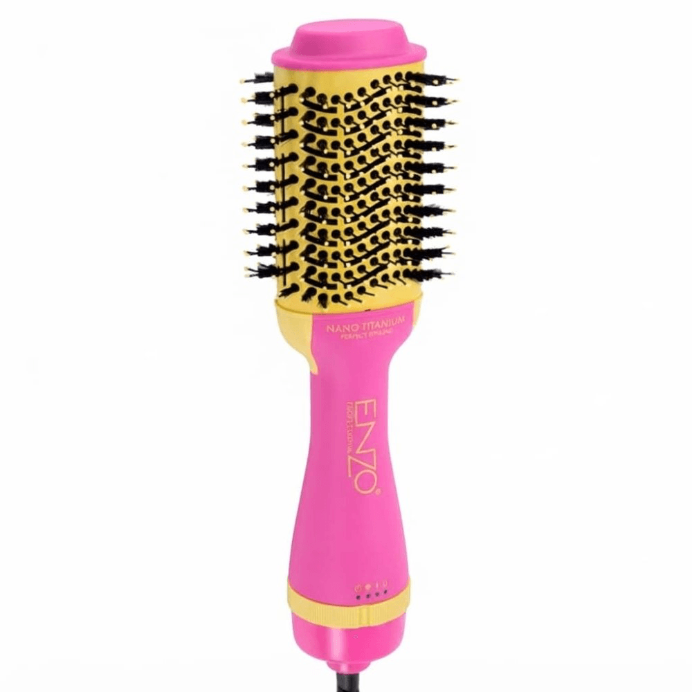 فرشاة وسشوار الشعر الحرارية ENZO One-Step Hot Air Brush – لتجفيف وتصفيف احترافي في خطوة واحدة