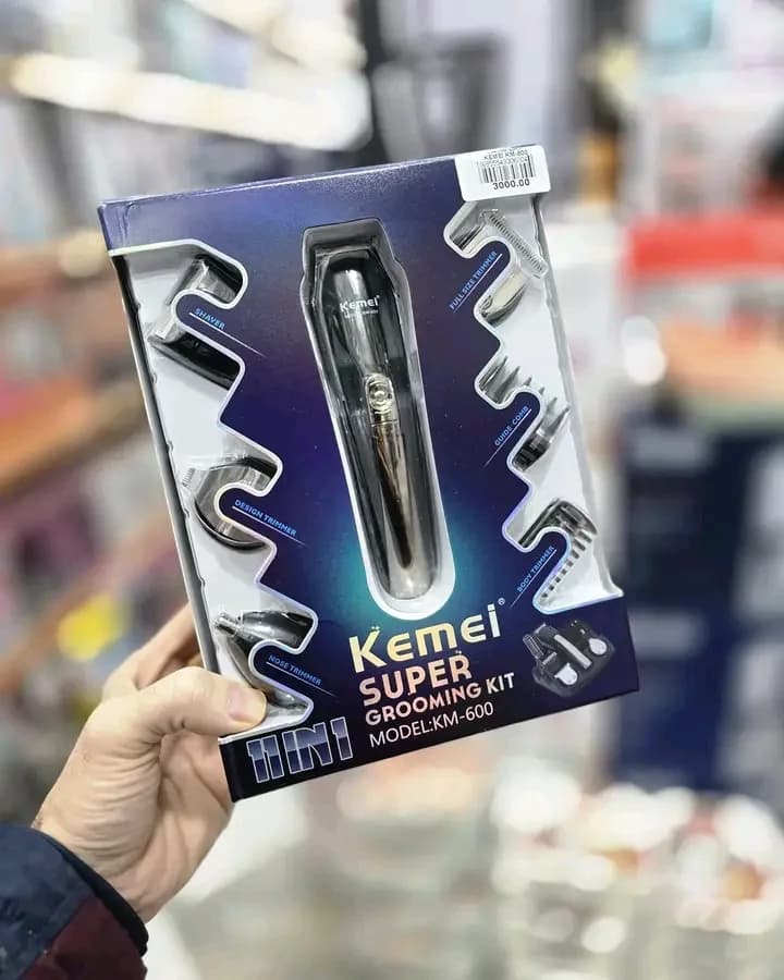 🔥Tondeuse kemei 11in1 km-600✨