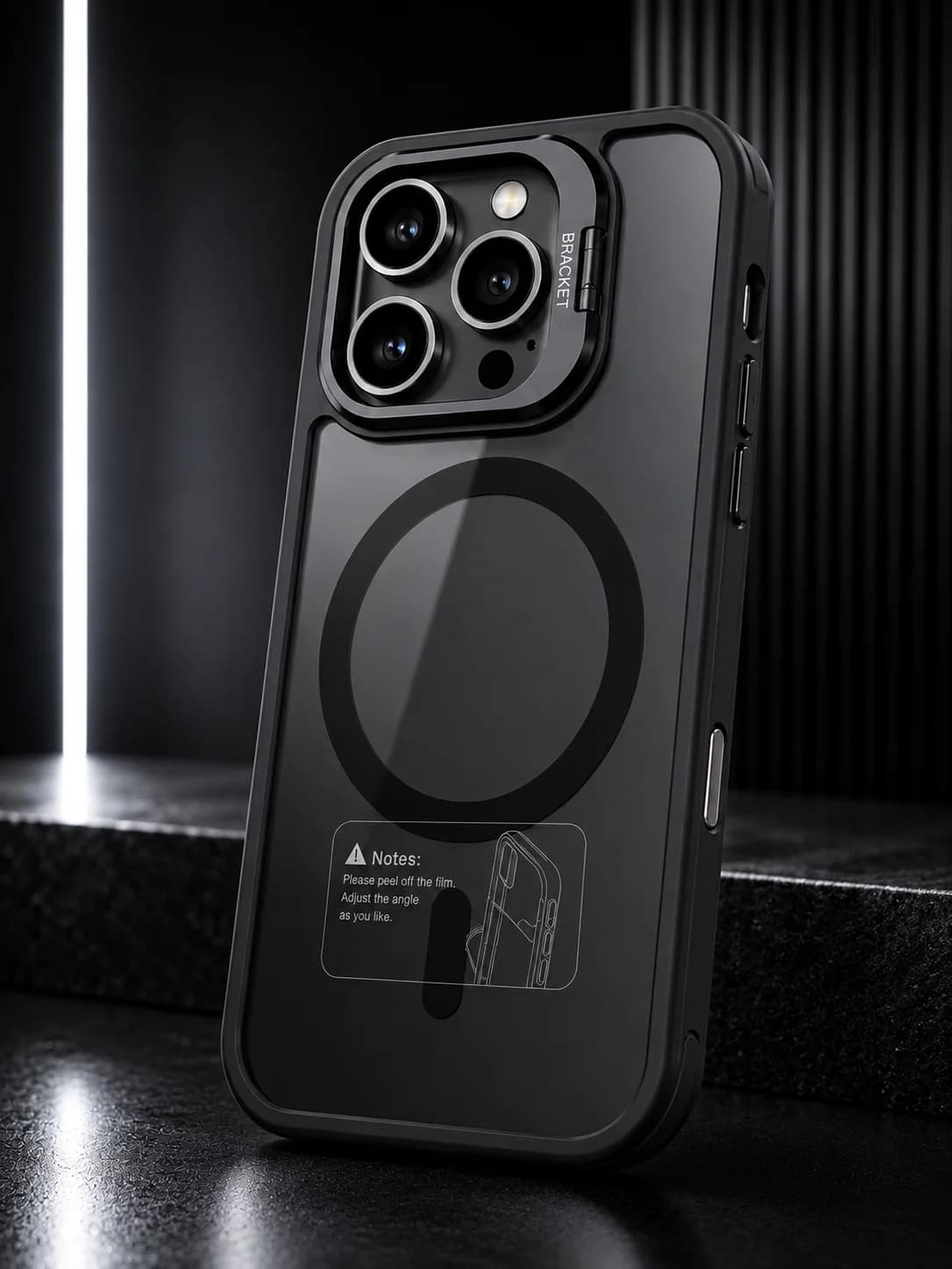 Coque iPhone 13 Metal Stand Case