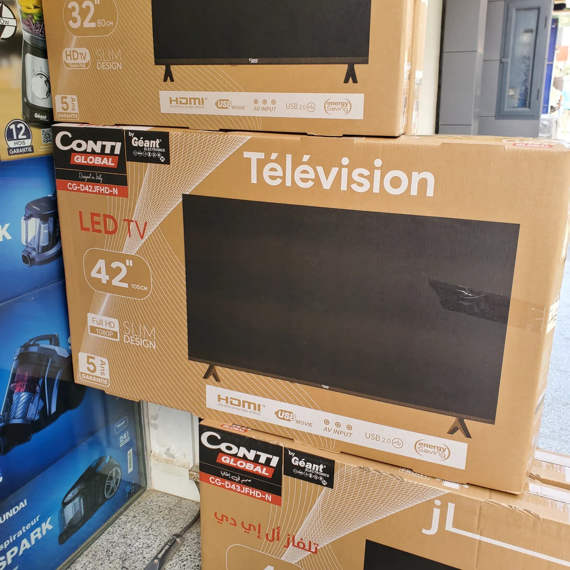 ✅ Tv Contiglobal 42p simple by Géant ✨