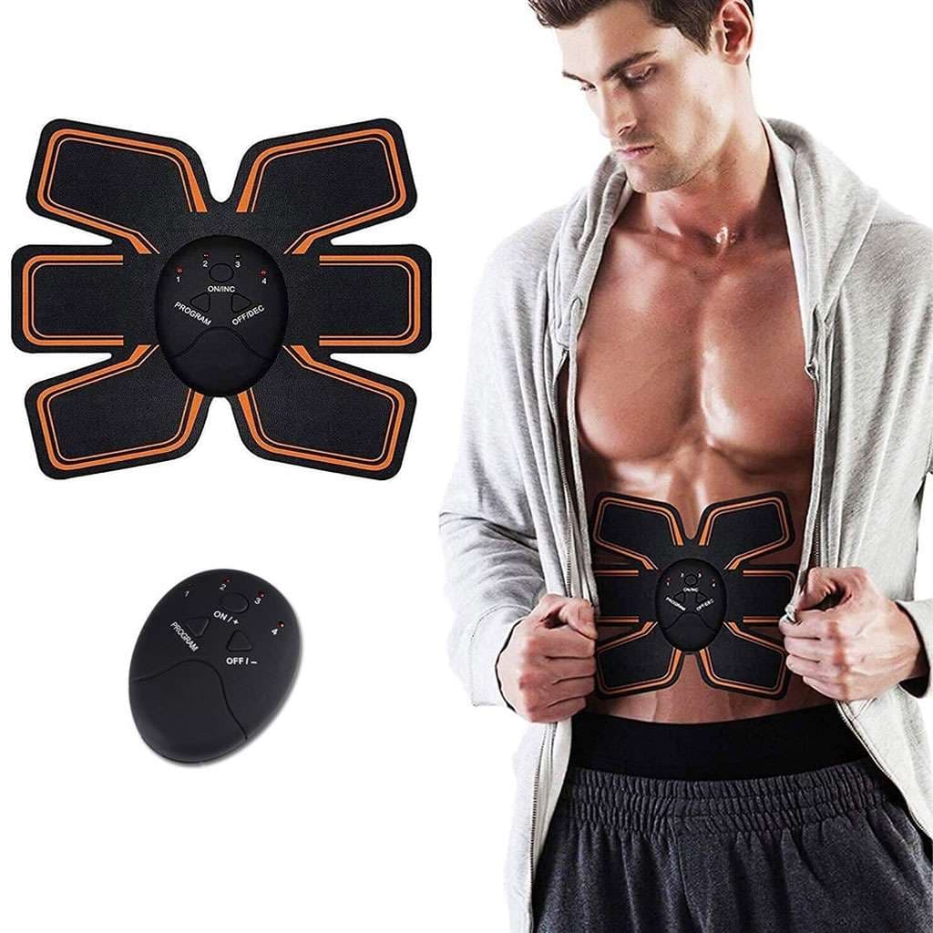 Ceinture de Musculation Électrostimulation EMS Abdominaux et Minceur, 6 Modes - حزام التخسيس وتحفيز العضلات الكهربائي الذكي