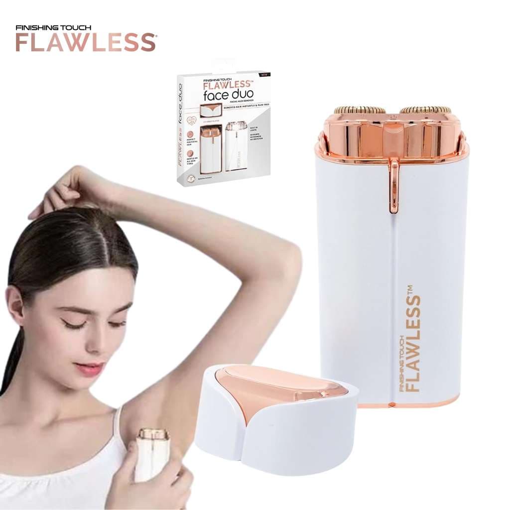ماكينة حلاقة كهربائية غير مؤلمة مزودة بضوء LED لإزالة شعر الذقن/الشفة العليا بشكل فوري